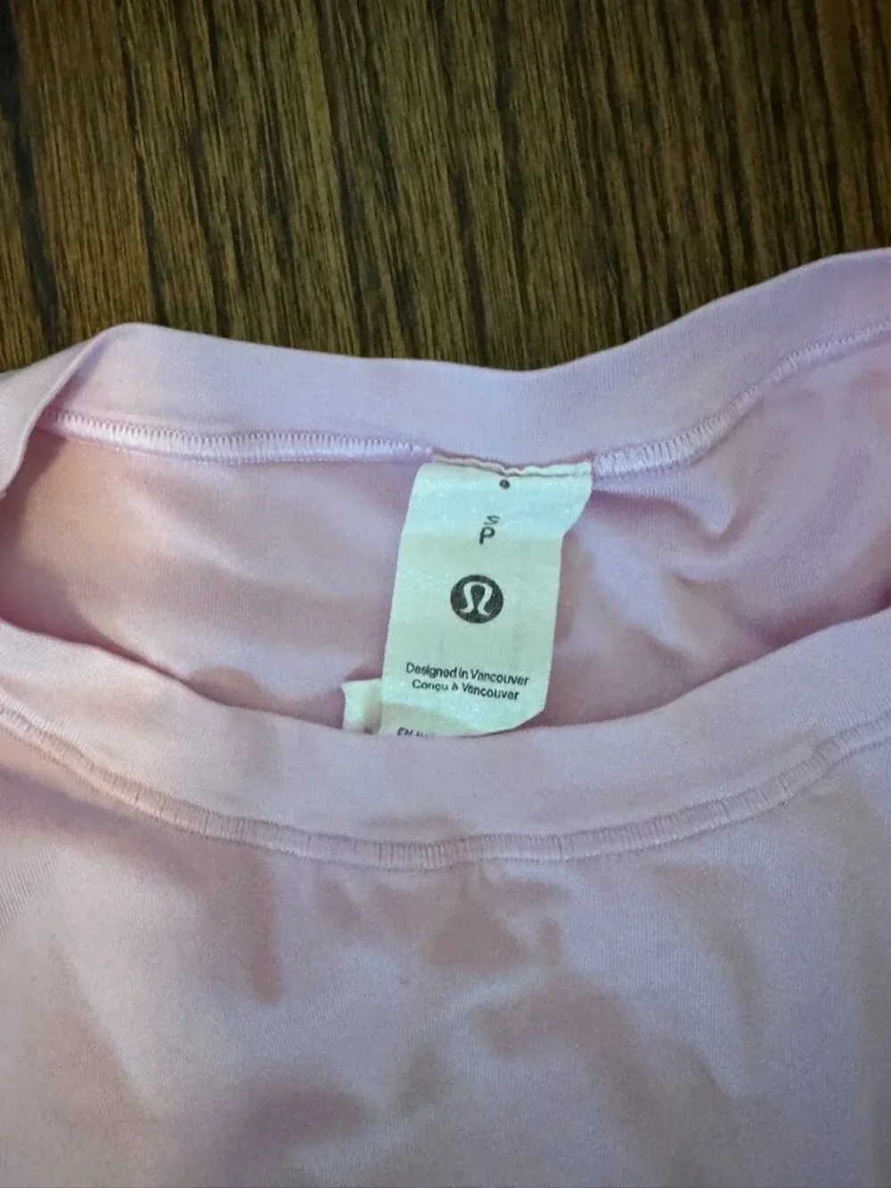 Lululemon Wundermost Ultra-Soft Nulu Crewneck Cropped T-Shirt Vitapink Size 6